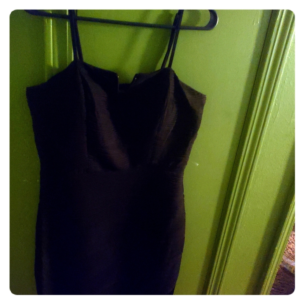 Black cocktail dress